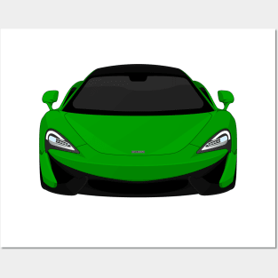 MCLAREN 570S GREEN Posters and Art